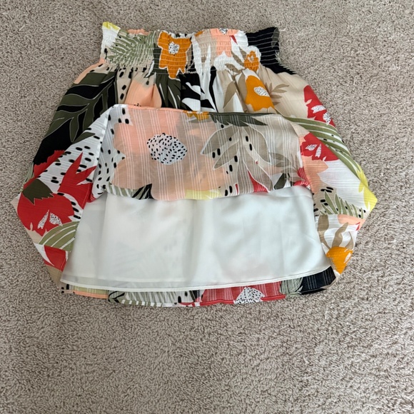 LOFT Floral Skirt Multicolor Size S NWT - Picture 6 of 10